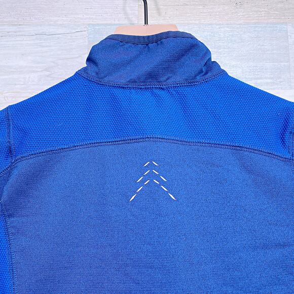 LL BEAN Lightweight 1/4 Zip Pullover Blue Performance Jersey Mock Neck Boys 6X 7 - Picture 5 of 7